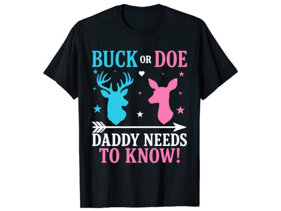 Buck or Gender Reveal T-Shirt PNG SVG: A Designer's Take