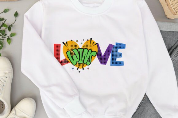 Love Wins Pride Retro SVG: A Designer's Take