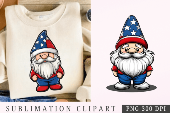 Patriotic Gnome Clipart PNG: A Designer's Review