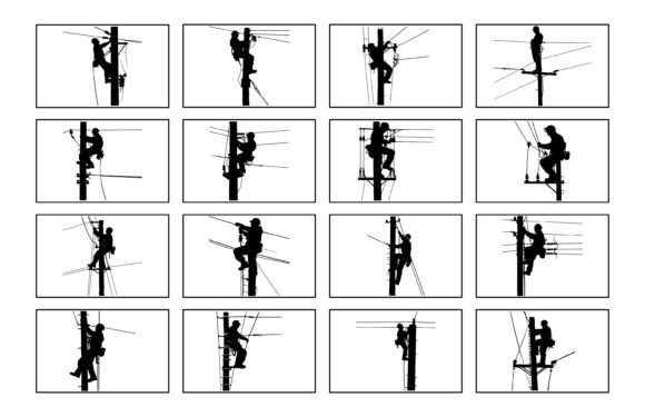 Power Lineman Silhouette: A Designer's Review