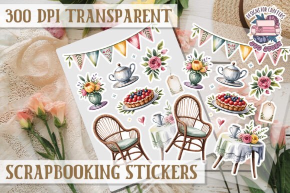 Review: Scrapbooking Sticker Sheet PNG Cute for Embroidery