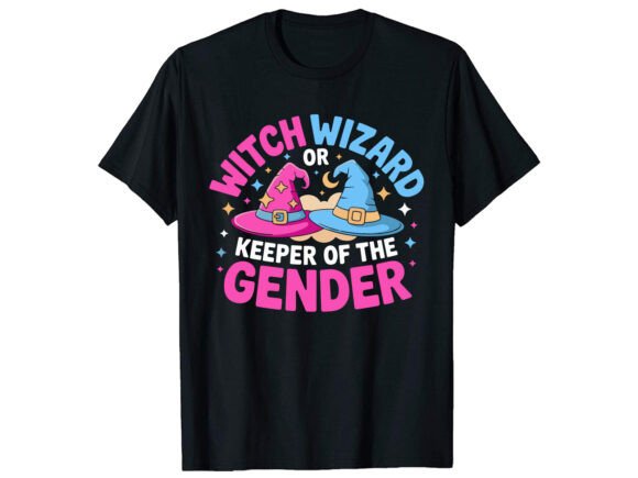 Review: Witch or Gender Reveal T-Shirt PNG SVG for Embroidery
