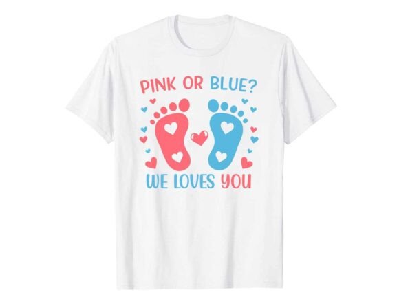 We Loves Gender Reveal T-Shirt PNG SVG: A Designer's Review
